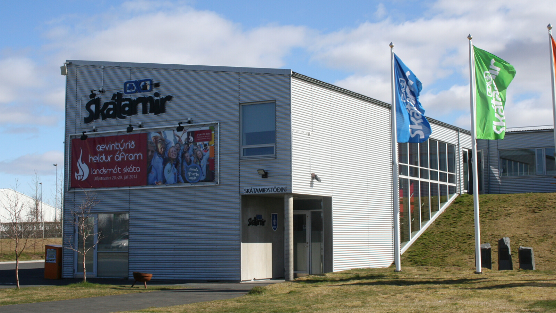 Skátamiðstöðin að sumri