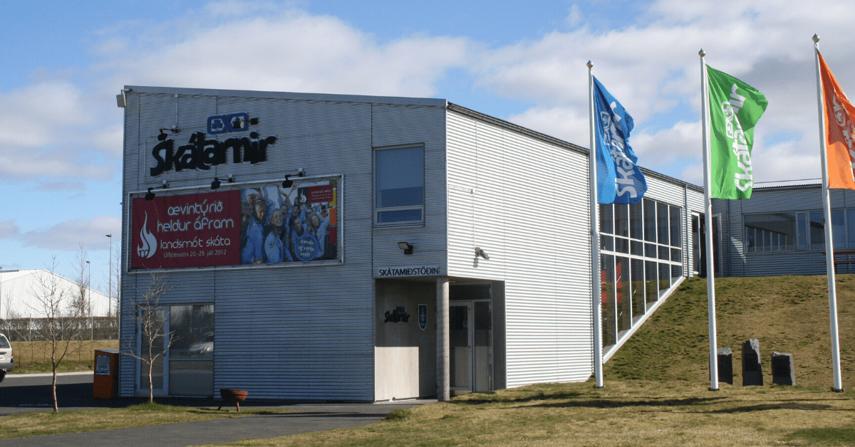 Skátamiðstöðin að sumri