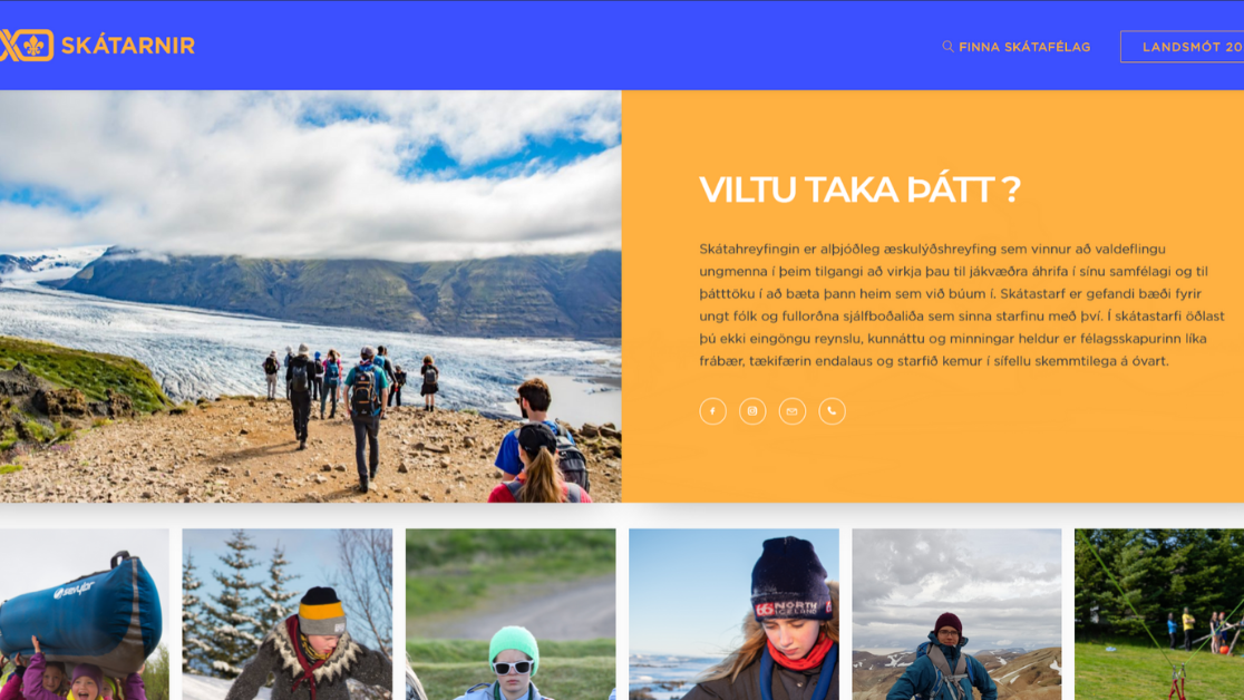 Forsíða skatarnir.is